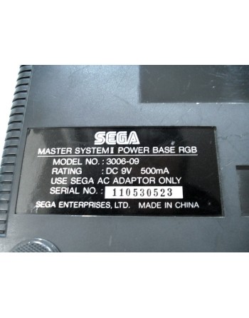 MASTER SYSTEM II 50 / 60 Hz