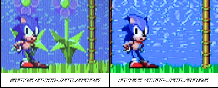 Anti-Jailbars - Megadrive - Sonic Comparo Anti-Jailbars - Megadrive - Sonic Comparo